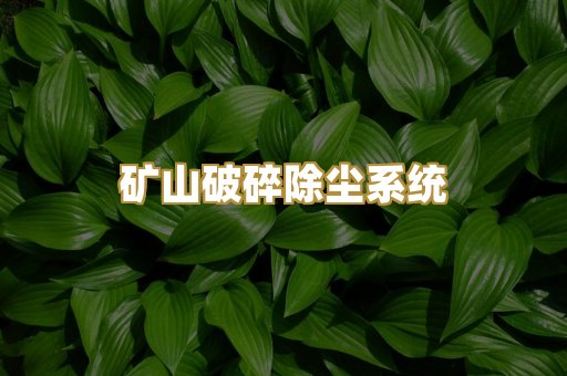 矿山破碎除尘系统